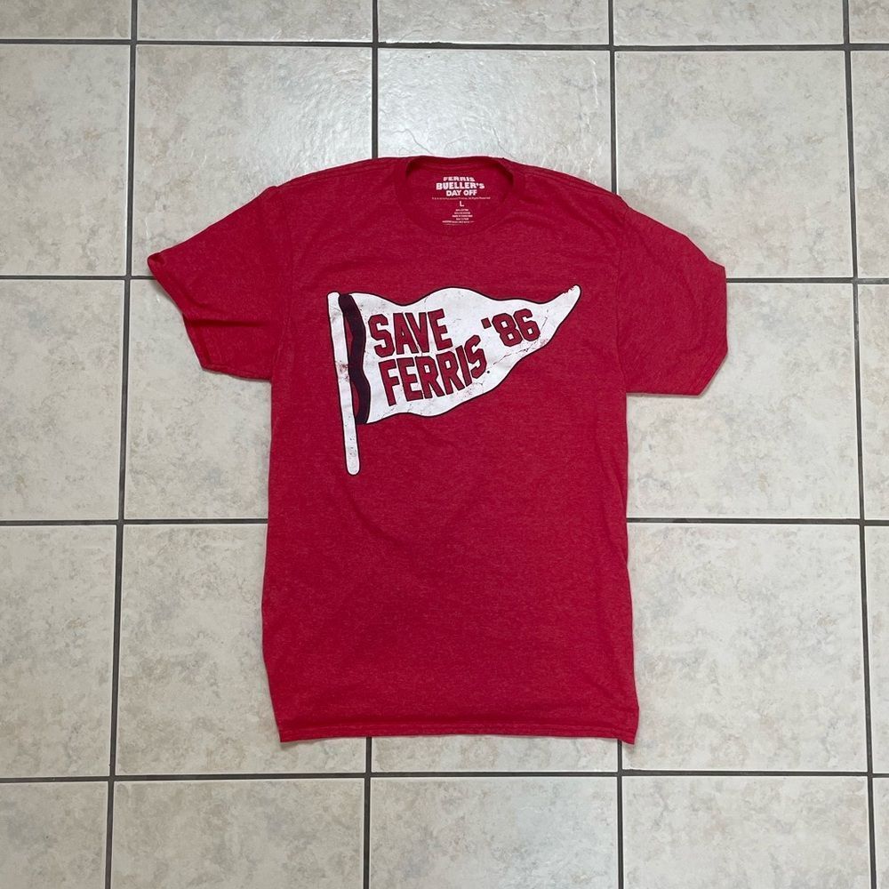 Save Ferris ‘86 T-Shirt Red Large